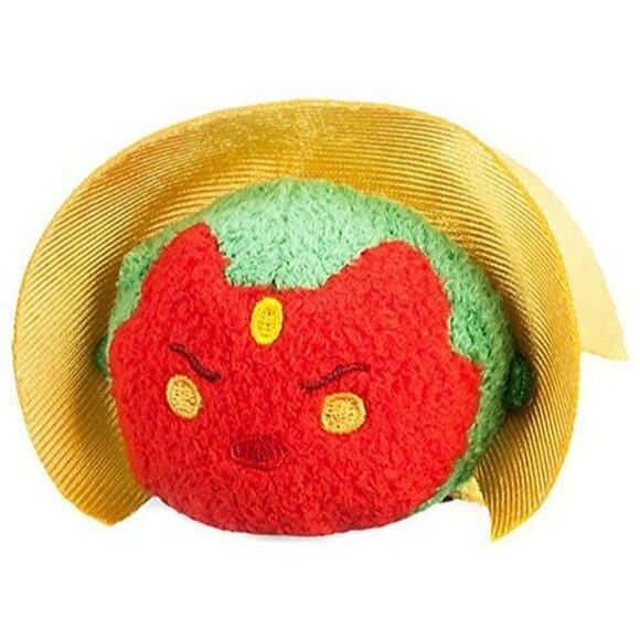 Disney Tsum Tsum Marvel VISION mini 3.5" plush Superhero Toy - Picture 1 of 5